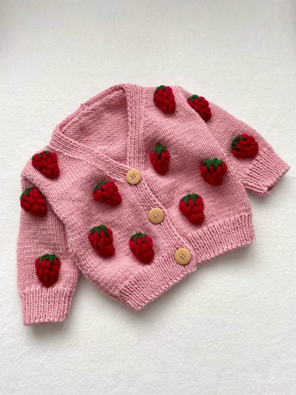 Cardigan Crosetat Manual - Capsunica